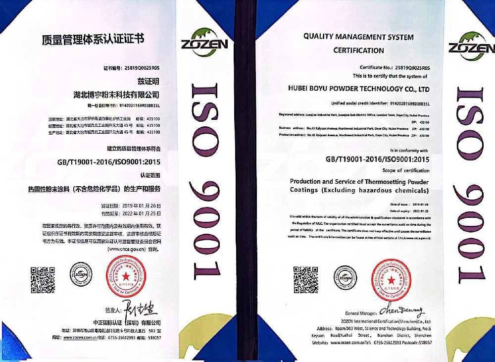 ISO9001質(zhì)量管理體系認(rèn)證